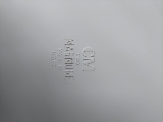 Image 1 of Vintage Italian Designer Stool CM Marmore Torino Brevetti