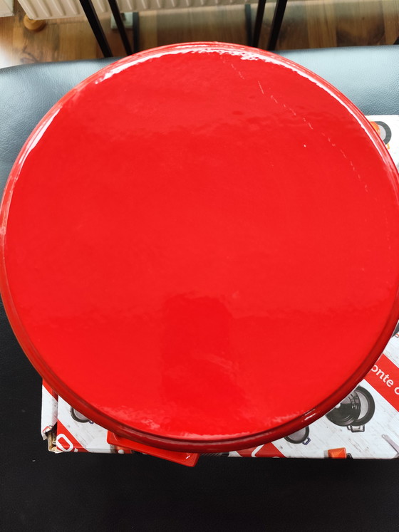 Image 1 of LAVA gietijzeren braadpan/cocotte – XL 28 cm, 6,7 liter, rood (nieuw en in originele verpakking)