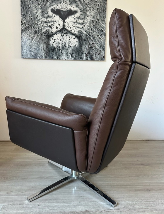 FSM Shelby Design Sessel Relaxsessel – Chrom, Leder (photo 4 of 14)