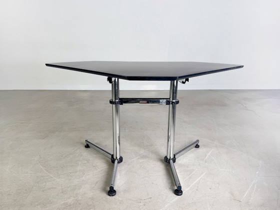 Image 1 of Original USM Haller corner desk Kitos M Plus black oak