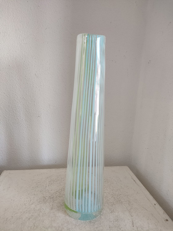 Image 1 of Vaso di design vintage in filigrana di Murano Dino Martens