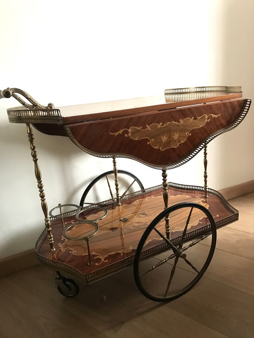 Italienischer Barwagen im Vintage-Stil