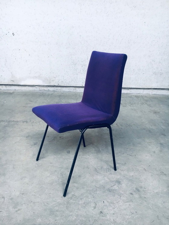 Image 1 of Set di sedie ROBERT di design moderno di metà secolo di Pierre Guariche per Meurop, Belgio, anni '50