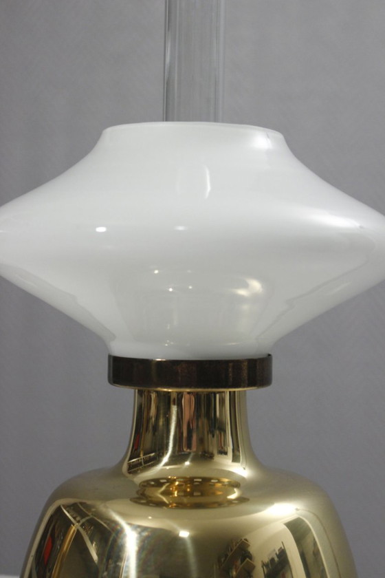 Image 1 of Henning Koppel & Louis Poulsen - "Petronella" olielamp, Denemarken, jaren 60