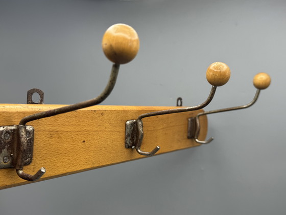 Image 1 of Retro Mid - Century Coat Rack - Authentic & Characterful