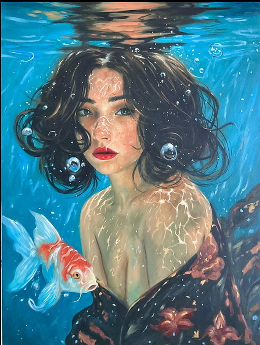 Abyssal gaze - Une vision sous-marine captivante par Ernest M.