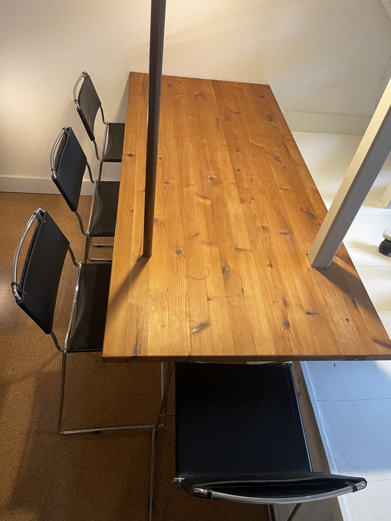 Image 1 of Barhocker Chrom Leder