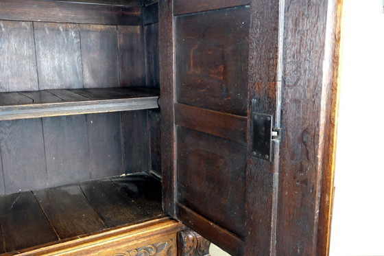 Image 1 of 17th century Dutch pilaster cabinet.