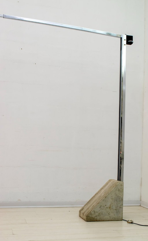 Italienische Vintage Bogen-Stehlampe von Fontana Arte, 1970er