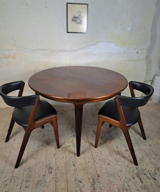 Tavolo allungabile in palissandro, disegnato da J. Andersen, Danimarca, anni '60 – Tavoli da pranzo, Wood (photo 3 of 6)