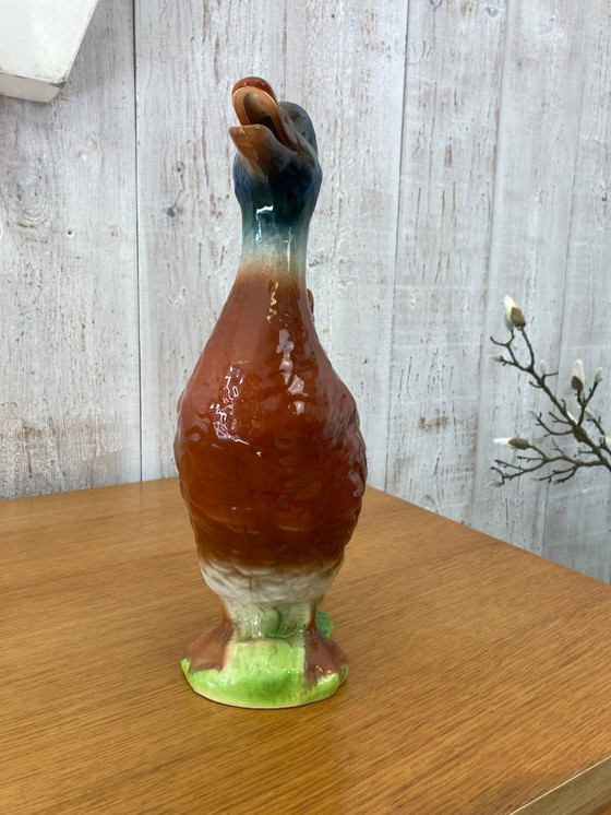 Image 1 of Duck pitcher in slipware