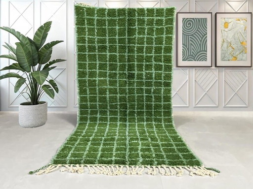 Tapis berbère avec special couleur traditionnelle artisanale 150/250 cm – Aime Té, vloerkleden en tapijten, Wool