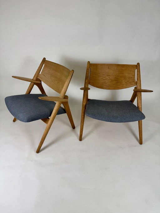 2 poltrone CH28 Carl Hansen Hans J Wegner Easy Chair Mid Century