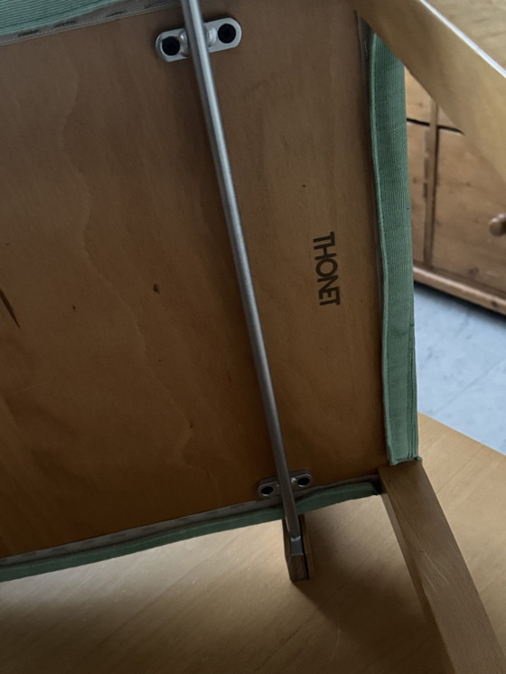 Image 1 of Thonet extendable dining table with 7 Thonet chairs