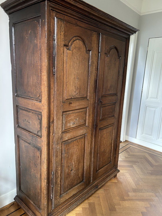 Antiker französischer Schrank – Wandschrank, Wood (photo 6 of 7)