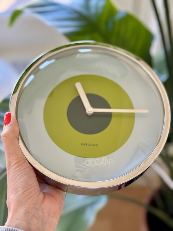 Image 1 of Vintage Karlsson "Target" Clock - postmodern design