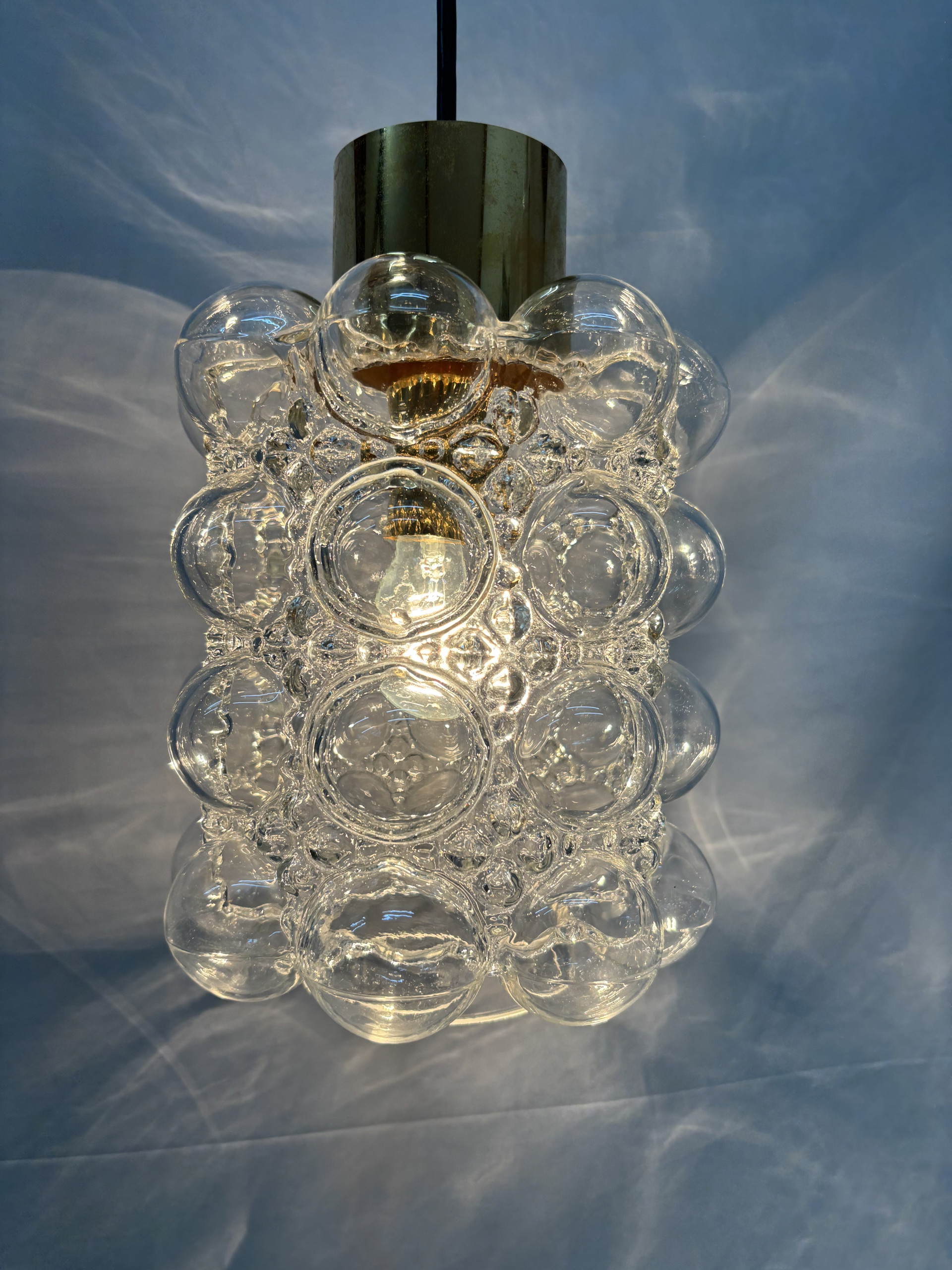 Vintage Helena Tynell pendant lamp, designer | Glashütte Limburg