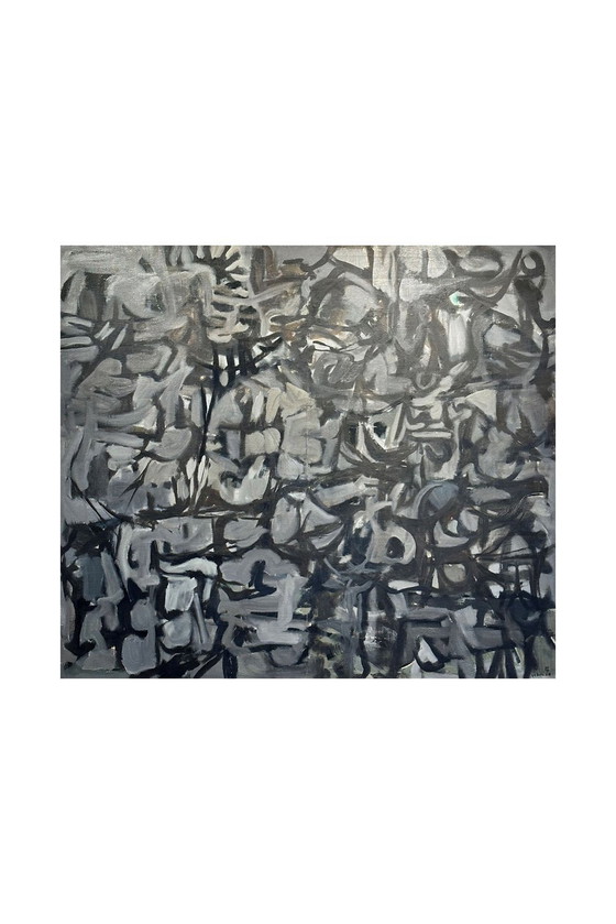 Image 1 of Willi Behrndt - Untitled Masterpiece - Art on Rough Canvas