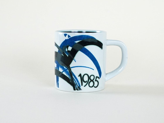Image 1 of Tazza in porcellana, design danese, 1985, designer: Mogens Andersen, produzione: Royal Copenhagen