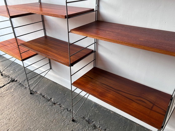 Image 1 of 1960s Mid-Century modern Ladderax shelving system  by Robert Heal for Staples