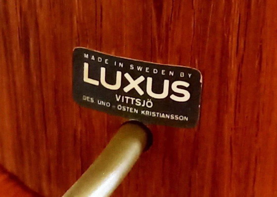 Uno & Östen Kristiansson Lampada da tavolo in teak – Luxus, Lampade da tavolo, Pelle, Legno (photo 11 of 11)