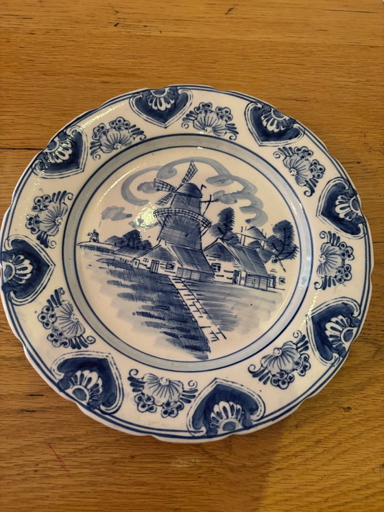 Set di 3 piatti da parete Delftsblauwe. – Stoviglie, Ceramic (photo 5 of 9)