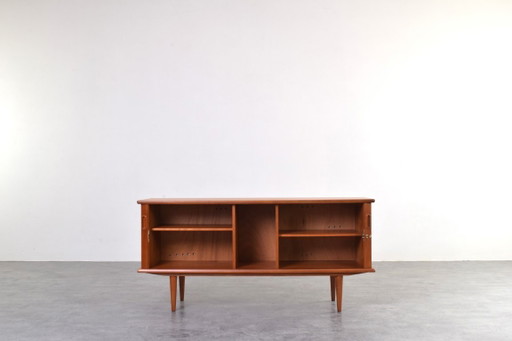Mid-Century Danish Teak Tambour Sideboard, 1960s