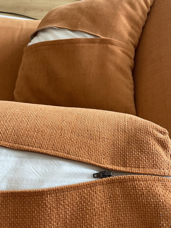 Image 1 of 3 Zitsbank avec Afneembare Bekleding. Couleur terre