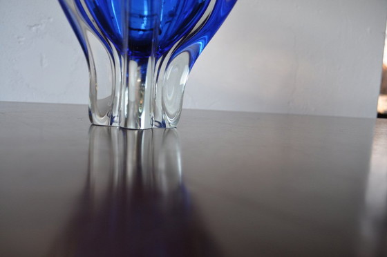 Vaso Vintage in Vetro Blu, Anni '60 – Vasi (photo 7 of 7)