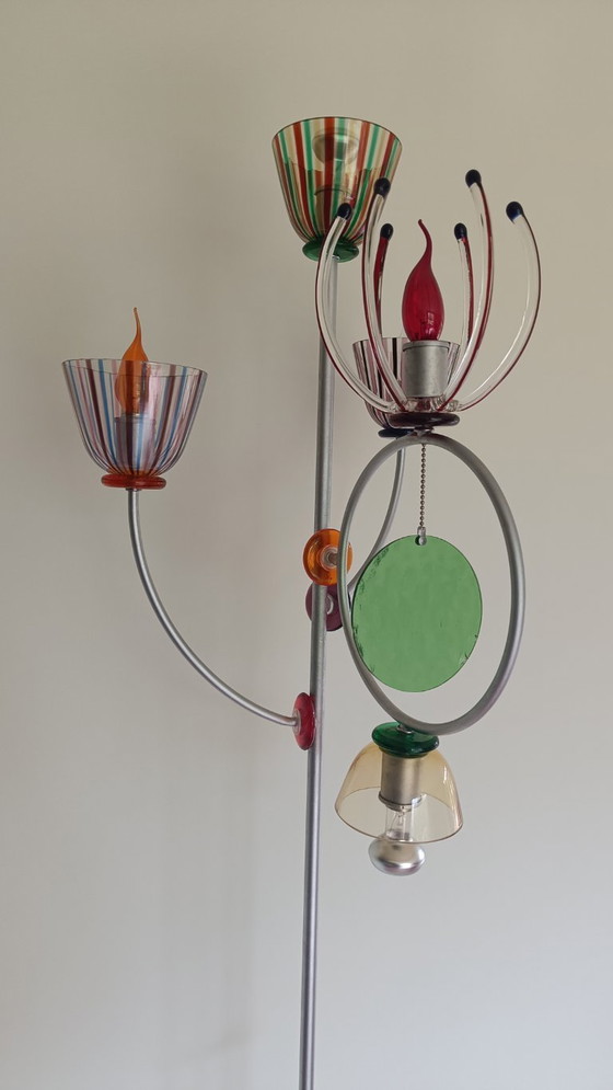 Image 1 of Lámpara de pie de cristal italiana de Andrea Anastasio