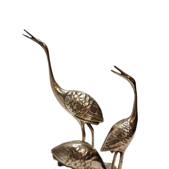 Image 1 of Hollywood Regency Vögel aus Messing