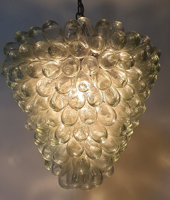 Image 1 of Vintage Murano grape pendant lamp