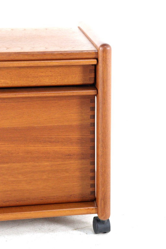 Aksel Kjersgaard trolley side cabinet model 309 vintage Danish, Storage cabinet, Wood, Brown (photo 4 of 17)