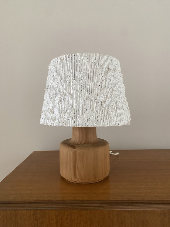 Image 1 of Bestform Teak Wooden Table Lamp