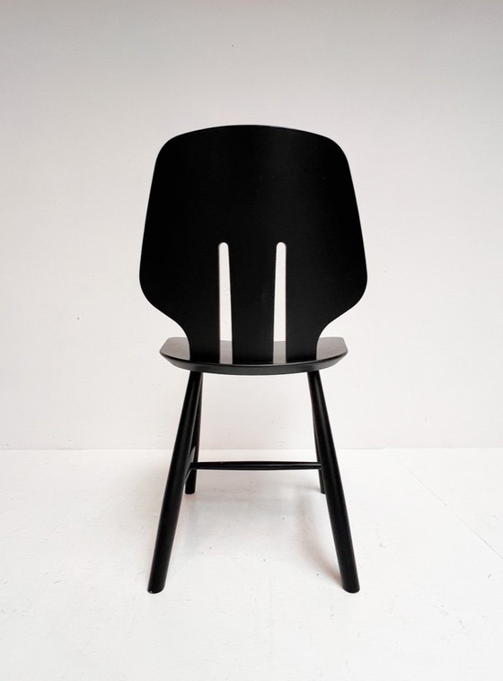 Image 1 of Set di 9 sedie Ejvind Johansson J67 per FDB Mobler, anni '70