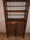 Mid-century rattan pagoda
