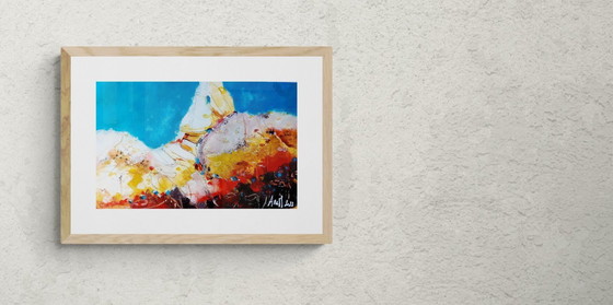 Image 1 of Acryl Mixed Media - Egg Yolk