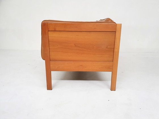 Image 1 of Borge Mogensen per il divano Fredericia "2343" in pelle cognac, Danimarca anni '60