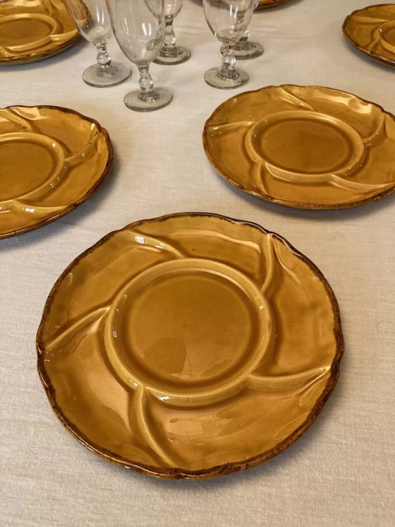 Image 1 of 6 piatti divisi, terracotta dell'Alta Provenza