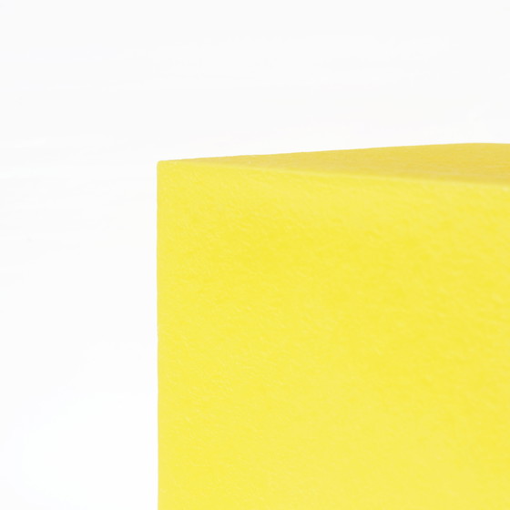 Image 1 of Heico Vintage Cube Lamp - Yellow (1980, Allemagne)