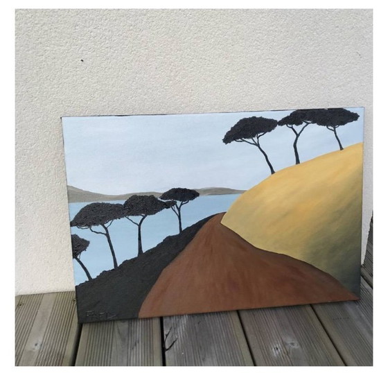 Image 1 of Acrylic on canvas Format 55x38 cm