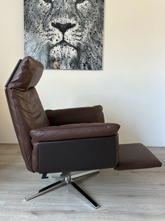 FSM Shelby Design Sessel Relaxsessel – Chrom, Leder (photo 10 of 14)