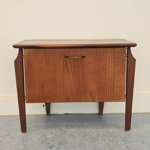 Table de chevet vintage Louis van Teeffelen