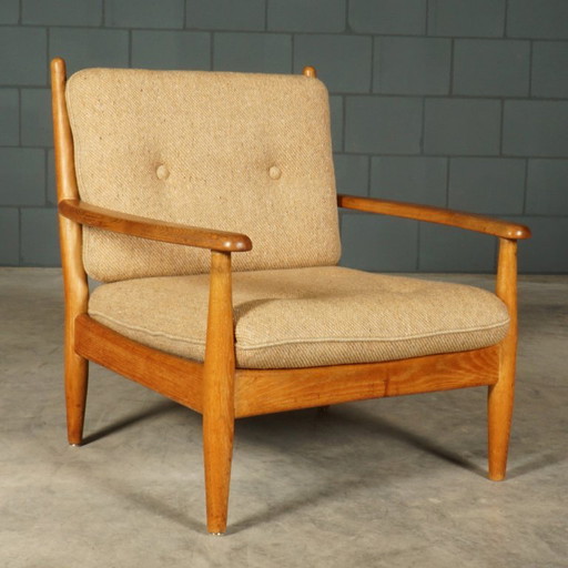 Poltrona vintage – rovere – Scandinavia – anni '60