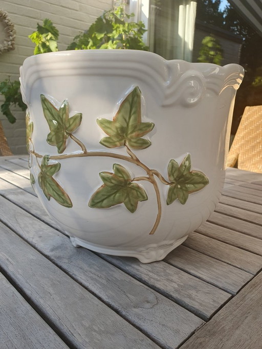 Grand pot de fleurs en céramique 24x29cm