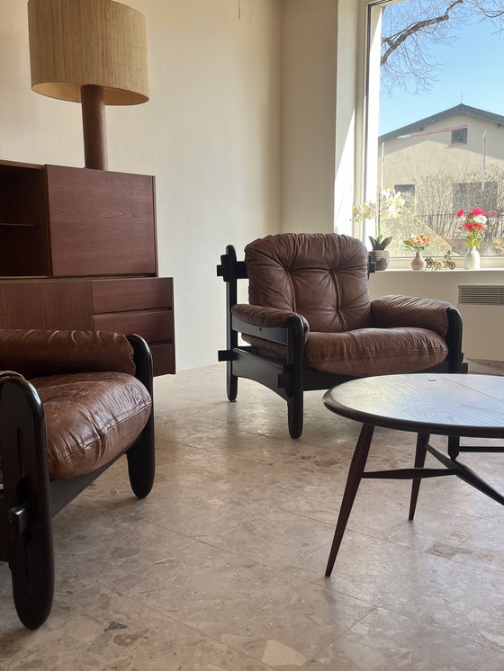 Image 1 of 2 originele "Jean Gillon jaren 60" loungestoelen in Braziliaans modernisme!