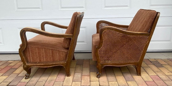 Set of Antique Italian Lounge Chairs, 1920s – Chairs and lounge chairs, Italian Design (photo 10 of 10)