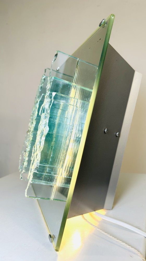 Image 1 of C-1715 'BREUKRELIEF' WANDLEUCHTE VON WILLEM VAN OYEN FÜR RAAK AMSTERDAM, NIEDERLANDE, 1968