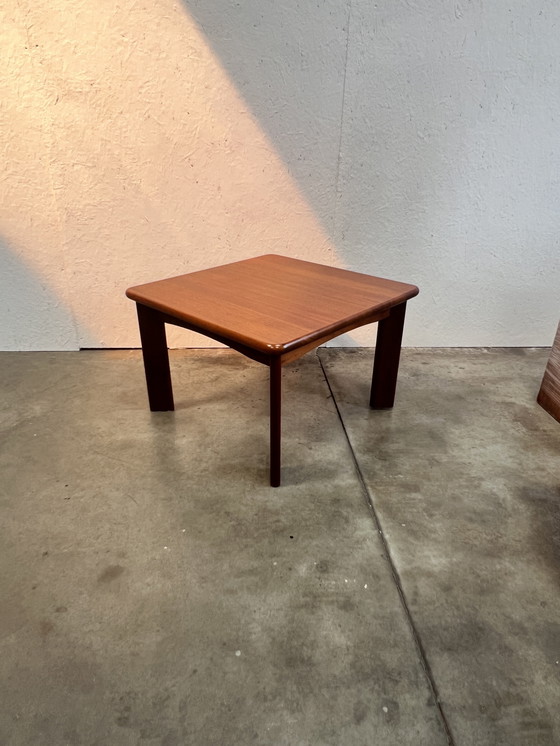 Image 1 of Viereckiger Couchtisch aus Teakholz, S. Burchardt-nielsen, Deutschland