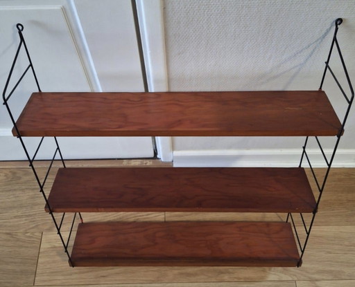 Teak Wandrek Jaren 60 – Metal, Wood (photo 2 of 11)